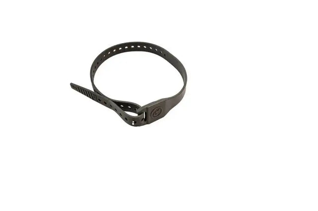 Black rubber strap with buckle for Giant Loop Pronghorn Straps 25 inches Gray