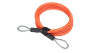 Orange Giant Loop QuickLoop Security Cable with looped metal ends for easy lockup