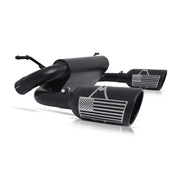 Gibson 70-0001 Gibson 07-10 Jeep Wrangler JK X 3.8L 2.5in Patriot Series Cat-Back Dual Split Exhaust - Blk Ceramic