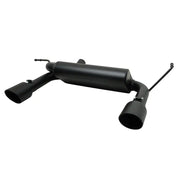 GIBSON EXHST 17303-B Gibson 07-11 Jeep Wrangler JK Rubicon 3.8L 2.5in Cat-Back Dual Split Exhaust - Black Elite (Ceramic)