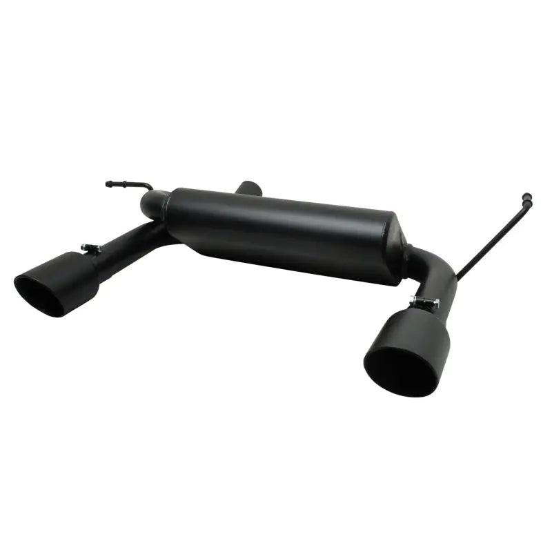 GIBSON EXHST 17303-B Gibson 07-11 Jeep Wrangler JK Rubicon 3.8L 2.5in Cat-Back Dual Split Exhaust - Black Elite (Ceramic)