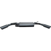 GIBSON EXHST 17306-B Gibson 10-11 Jeep Wrangler JK Sport 3.8L 2.5in Cat-Back Dual Extreme Exhaust - Black Elite (Ceramic)
