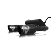 Gibson 76-0038 Gibson 18-20 Jeep Wrangler Sport 3.6L 2.5in Patriot Skull Series Cat-Back Dual Exhaust - Blk Ceramic