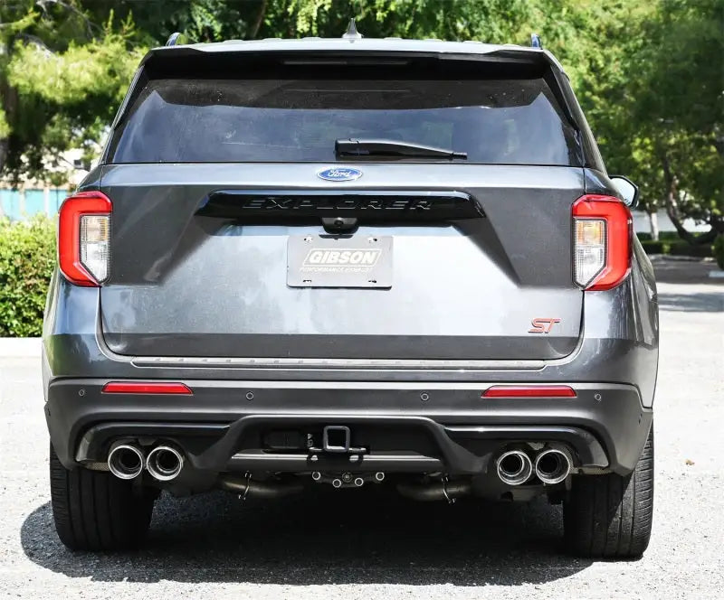 Gibson 20-21 Ford Explorer ST / Lincoln Aviator 3.0L 2.25in Axle-Back Dual Exhaust - Stainless - Truck & Automotive