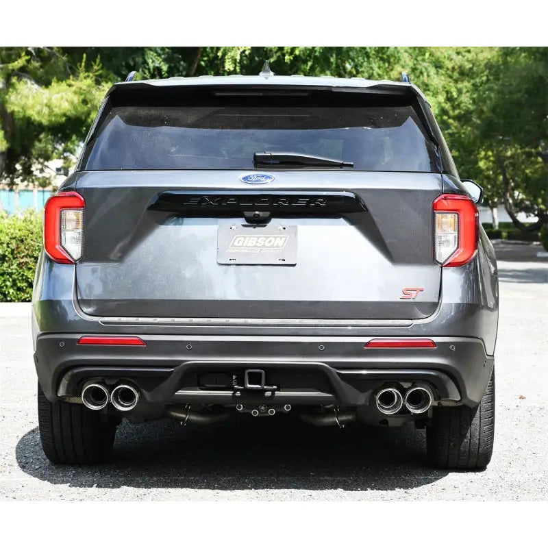 Gibson 619718 Gibson 20-21 Ford Explorer ST / Lincoln Aviator 3.0L 2.25in Axle-Back Dual Exhaust - Stainless