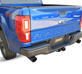 Gibson 2019 Ford Ranger Lariat 2.3L 2.5in Cat-Back Dual Sport Exhaust - Black Elite 