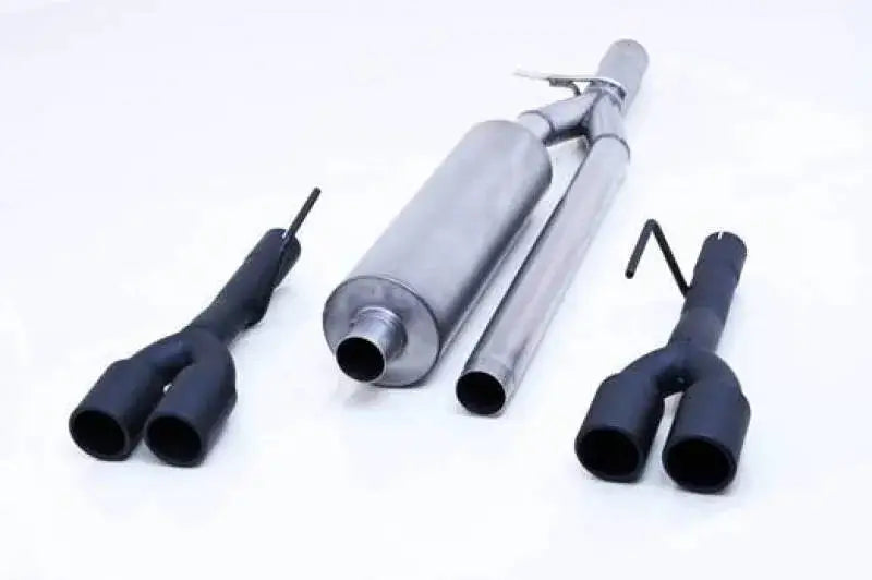 Automotive exhaust system components for GMC Chevy 6.2L active stainless steel exhaust