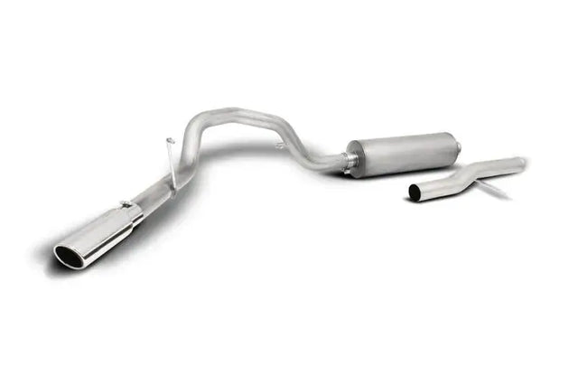 Silver exhaust system for GMC Yukon Chevrolet Tahoe 5.3L cat-back stainless upgrade