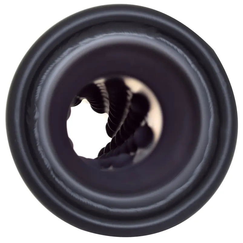 Gibson 500659-B Gibson Rolled Edge Angle-Cut Muffler Quiet Tip - 4in OD/2.25in Inlet/12in Length - Black Ceramic