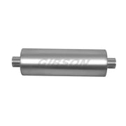 Gibson Gibson SFT Superflow Center/Center Round Muffler - 8x24in/3in Inlet/3in Outlet - Stainless