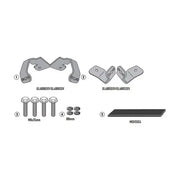 Givi 1192KIT Side Case Hardware Install W/O Top Case Hon