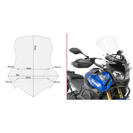 Windshield Specific Clear Yam - GIVI