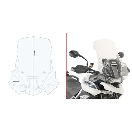 Windshield Specific Clear Tri - GIVI