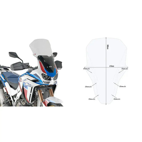 Windshield Specific Clear Hon - GIVI