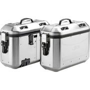 Givi Dolomiti Monokey 36 L Side Case Luggage DLMK36Apack2 - Silver 36L Pair