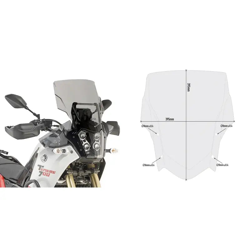 Windshield Specific Smoke Yam - GIVI