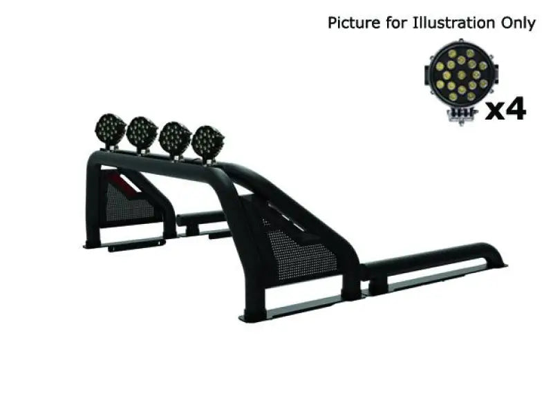 GLRB-03B-PLB Black Horse Gladiator Roll Bar Kit