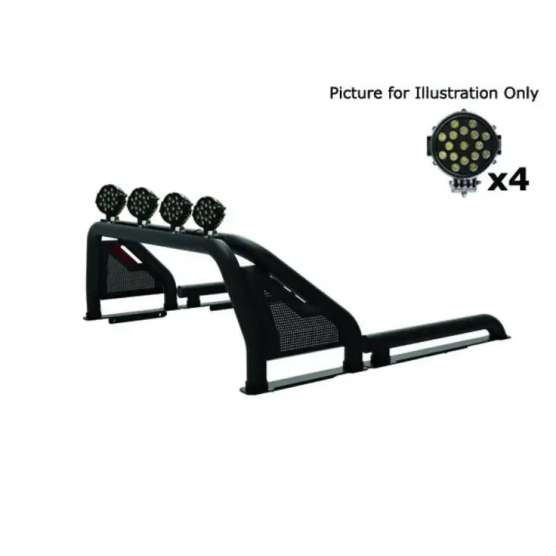 GLRB-03B-PLB Black Horse Gladiator Roll Bar Kit