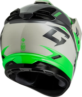 Gm 11s Ronin Snow Helmet W/ Elec Shield Green/Grey 2x