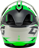 Gm 11s Ronin Snow Helmet W/ Elec Shield Green/Grey Xs