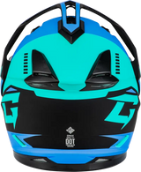 Gm 11s Ronin Snow Helmet W/ Elec Shield Matte Blk/Blue Sm