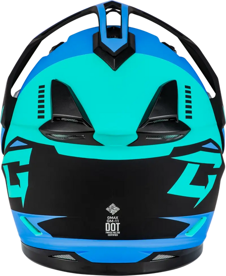 Gm 11s Ronin Snow Helmet W/ Elec Shield Matte Blk/Blue Xs