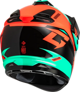 Gm 11s Ronin Snow Helmet W/ Elec Shld Black/Aqua/Coral 2x