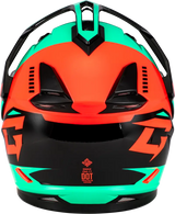 Gm 11s Ronin Snow Helmet W/ Elec Shld Black/Aqua/Coral 2x