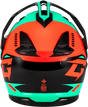 Gm 11s Ronin Snow Helmet W/ Elec Shld Black/Aqua/Coral Sm