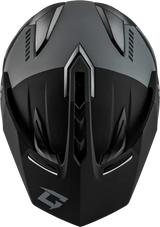 Gm 11s Ronin Snow Helmet W/ Elec Shld Matte Blk/Silver Lg