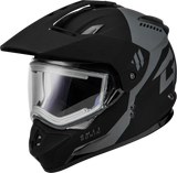 Gm 11s Ronin Snow Helmet W/ Elec Shld Matte Blk/Silver Lg