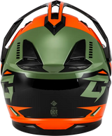 Gm 11s Ronin Snow Helmet W/ Elec Shld Orange/Grey/Black 2x