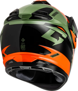 Gm 11s Ronin Snow Helmet W/ Elec Shld Orange/Grey/Black Lg