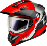 Gm 11s Ronin Snow Helmet W/ Electric Shield Black/Red 3x