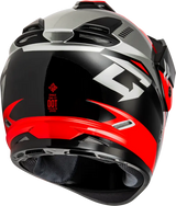 Gm 11s Ronin Snow Helmet W/ Electric Shield Black/Red Xl
