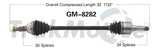GM-8282 Trakmotive New Cv Axle - Shaft
