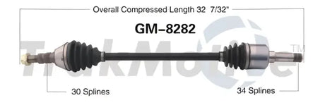 GM-8282 Trakmotive New Cv Axle - Shaft