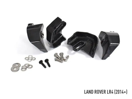 Black metal Land Rover LR4 mounting kit for Rover LR4 grille upgrade
