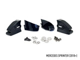 Black Mercedes Sprinter roof rack mounting hardware for gm-usmsp-01k triplerlight grille