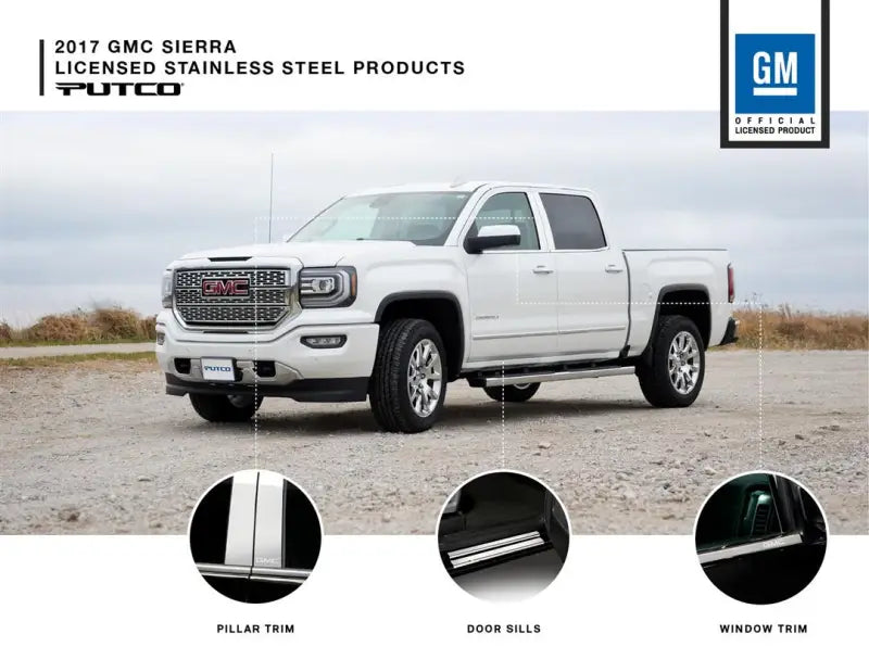 GM1 Putco 17 Sierra Stainless Steel Package