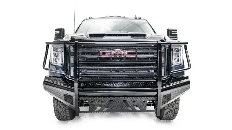 GM20-S5060-1 Fab Fours Black Steel Front for exceptional vehicle protection and style with durable, rugged black steel finish.