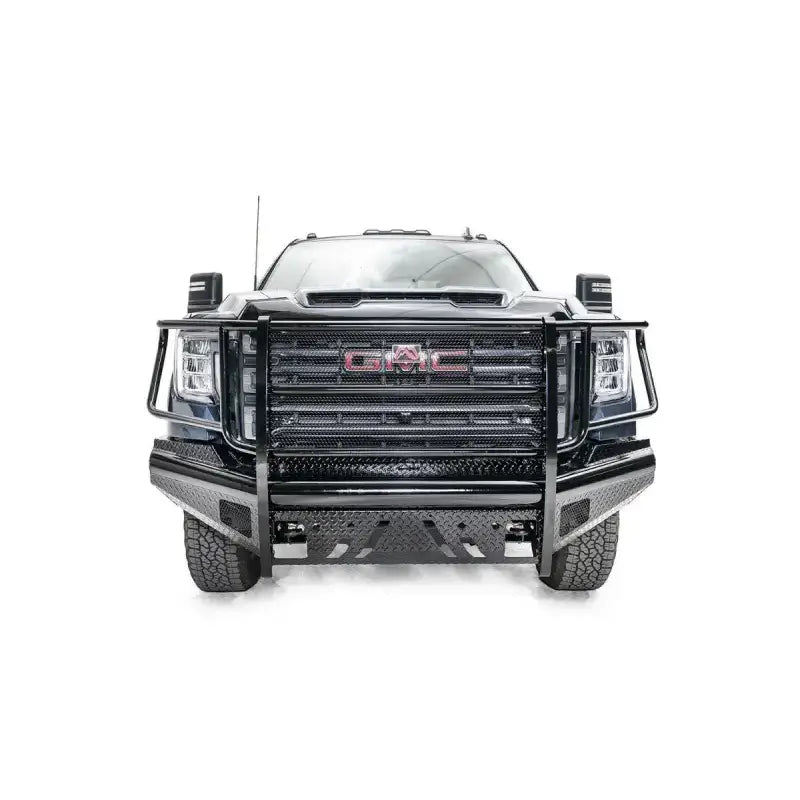 GM20-S5060-1 Fab Fours Black Steel Front, rugged construction, sleek black steel finish, exceptional protection, stylish design, durable, custom fit for your vehicle.