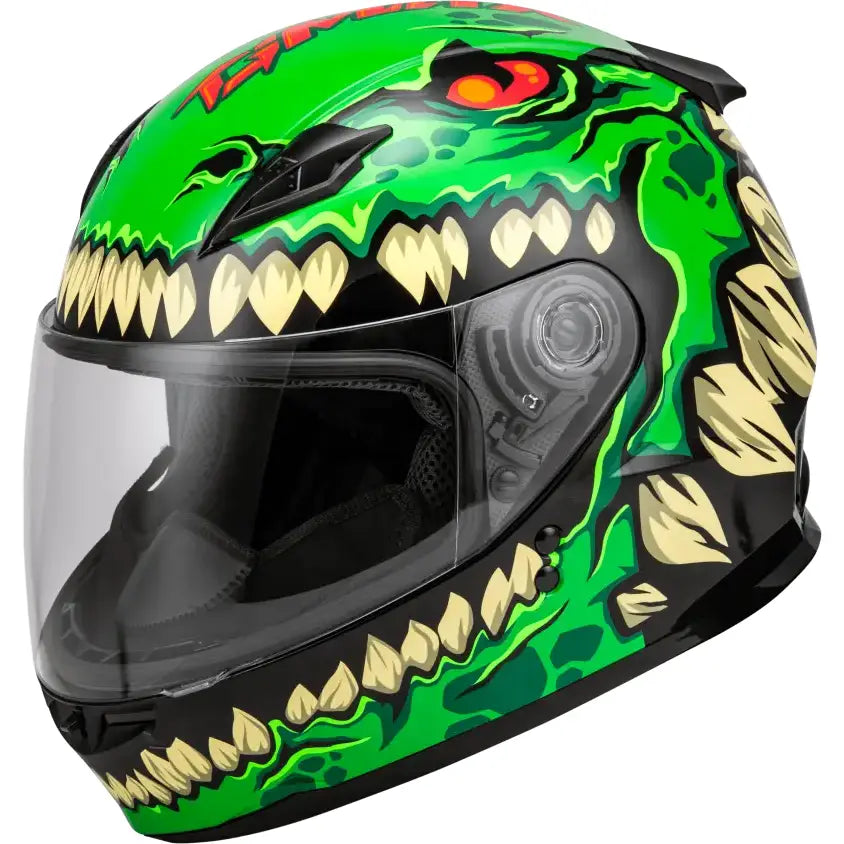 Youth Gm-49Y Drax Helmet Green Ys
