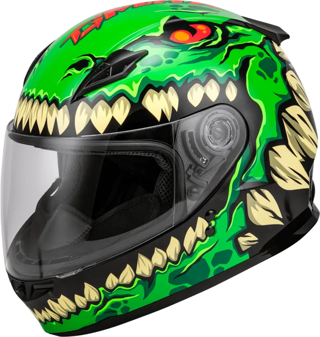 Youth Gm-49Y Drax Helmet Green Ys