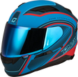 Ff-98 Aftershock Helmet Matte Blue/Red Md