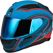 Ff-98 Aftershock Helmet Matte Blue/Red Xl