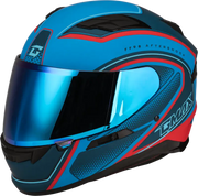 Ff-98 Aftershock Helmet Matte Blue/Red 2X