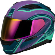 Ff-98 Aftershock Helmet Matte Purple/Blue Sm
