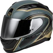 Ff-98 Aftershock Helmet Grey/Metallic Gold Md