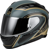 Ff-98 Aftershock Helmet Grey/Metallic Gold 3X
